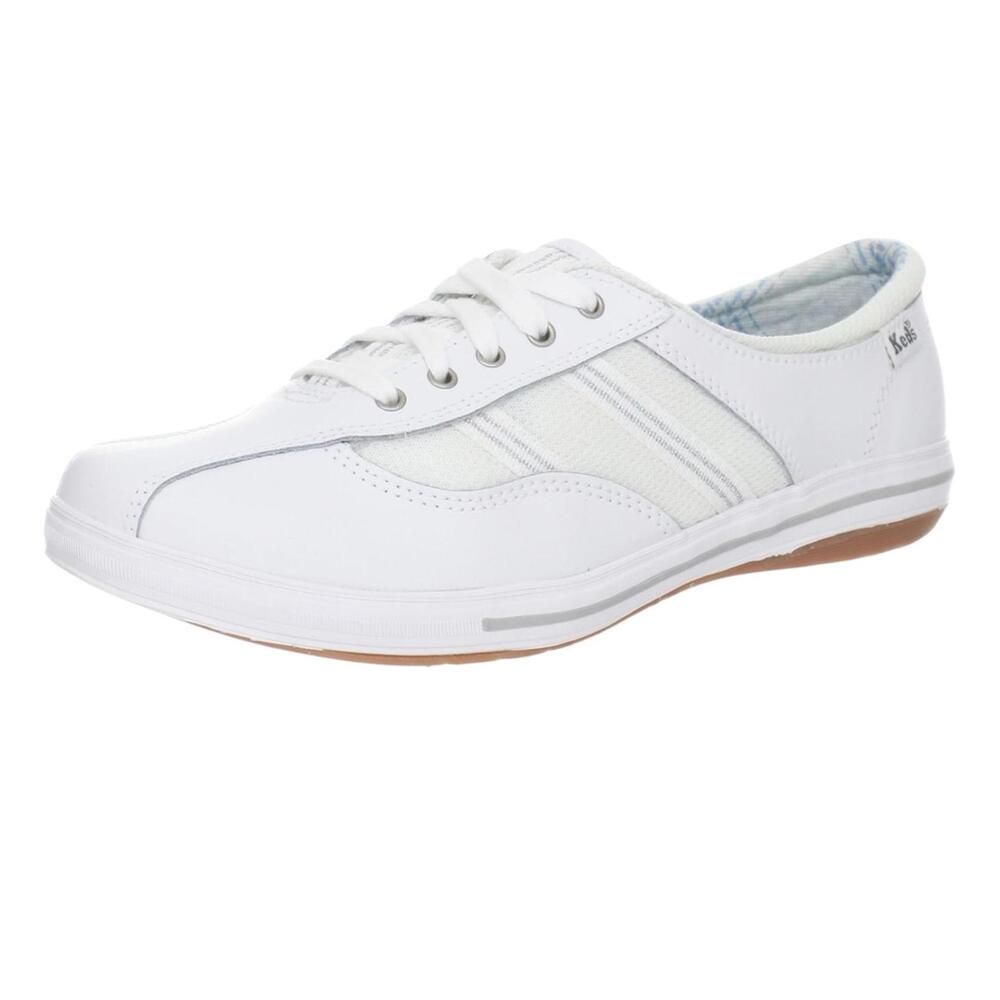 New Keds White Emblaze Leather Casual Sneakers Size 7.5